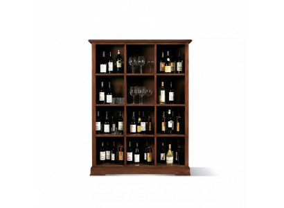 Mueble de bar armario vitrina salón estante diseñador de madera.