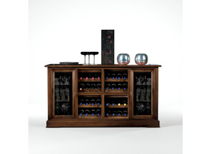 Bar en casa, mueble bar, mesa, estante, armario de vinos, armario de vinos, vitrina de lujo.