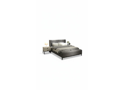 Cama de lujo con banco. Diseño exclusivo y fabricación de alta calidad.
