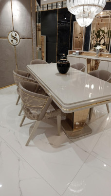 Lujo 6 sillas Líneas claras y elegancia Complemento para cualquier espacio interior