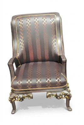 Moderno sillón de alta calidad, muebles de salón, sillón premium, sala de estar, nuevo.