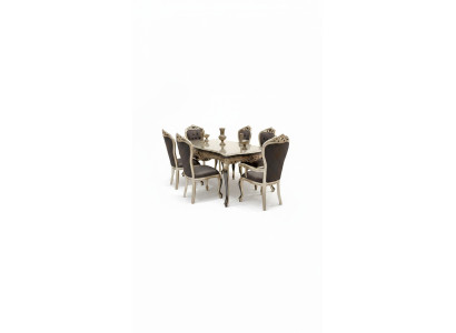 Sala de estar exclusiva 4 sillas Sillas de comedor contemporáneas gris Sillas de comedor