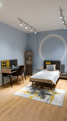 Conjunto de habitación infantil completo, conjunto juvenil de muebles modernos, lujo de muebles infantiles.