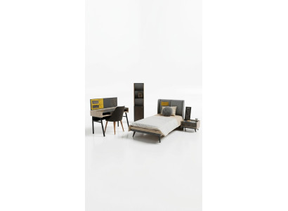 Conjunto de habitación infantil completo, conjunto juvenil de muebles modernos, lujo de muebles infantiles.