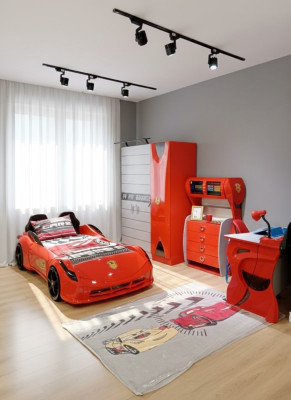 Colorido conjunto completo de habitación infantil Dormitorio Diseño Muebles conjunto elegante.