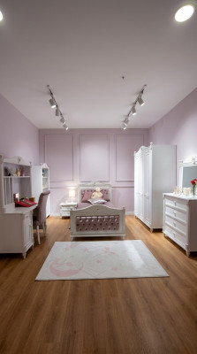 Conjunto completo de dormitorio infantil de diseñador. Conjunto de dormitorio de niños y adolescentes.