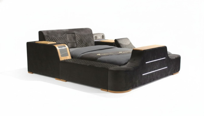 Diseñador con muebles de cama únicos, marcos de cama de alta calidad, nuevos.