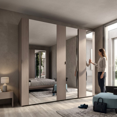 Armario de lujo diseño dormitorio armarios de ropa de madera armario de ropa.