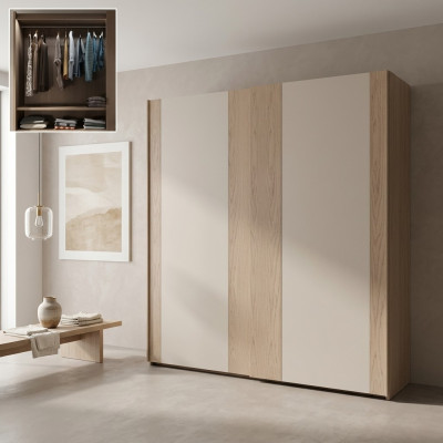 Dormitorio Armario Armario de madera Armarios de lujo Diseño italiano