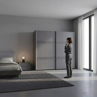 Armario del dormitorio Armario ropero Armario de puertas correderas Armario de lujo Moderno
