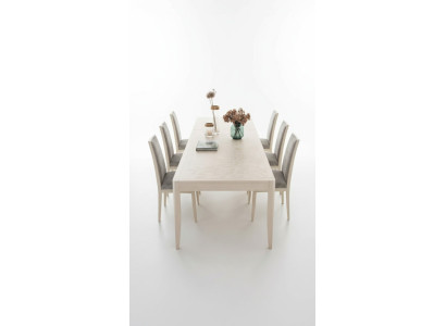 Silla Grupo Conjunto Mesa 6 sillas Comedor Diseño Madera Conjunto de comedor de 7 piezas