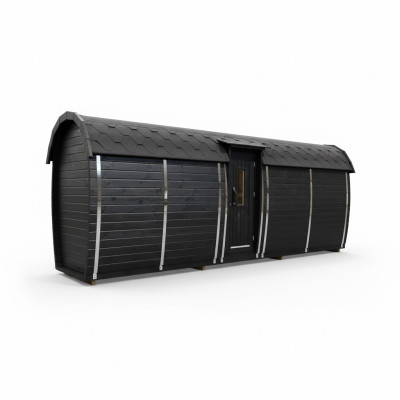 Sauna de madera Sauna exterior Madera Pino Casa de sauna Habitación panorámica 590x230x260