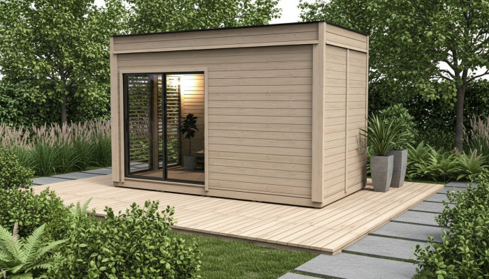 Sauna de madera Sauna seca de madera Woodpro Sauna de jardín Sauna de madera exterior Cabaña de saunas