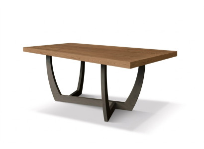 Mesa de comedor de madera de 180cm, mesa de cocina, mesas de comedor nuevas, marrón, mesa moderna.