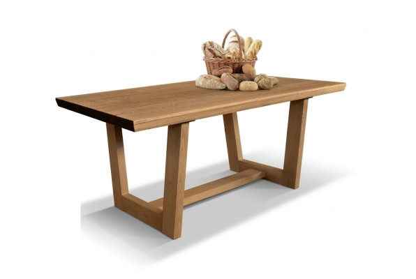 Mesa de comedor Mesa de cocina Mesas de comedor marrones Mesa de comedor de madera Estilo moderno marrón
