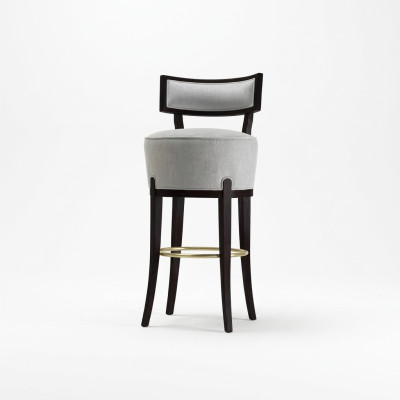 Silla Sillas de comedor Silla de cocina Sala de estar - Gris Negro Silla Sillas