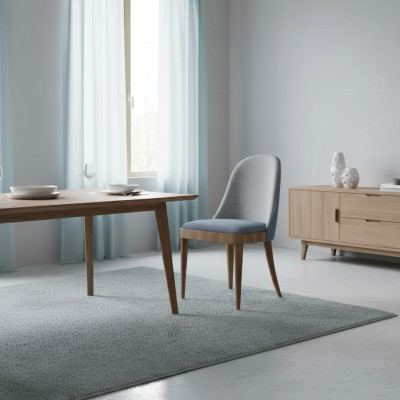 Silla Sillas de comedor Moderno Silla de cocina Sala de estar nueva azul