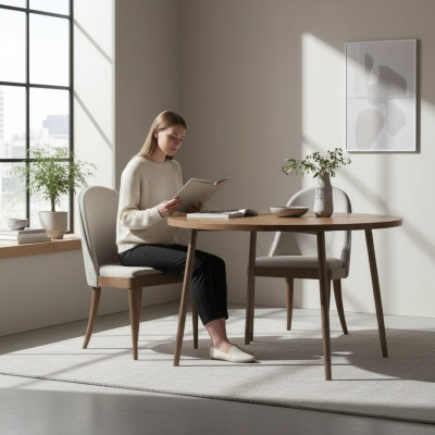 Sillas Sillas de comedor Sillas de estar Sillas de cocina Tapizado Textil Sillas