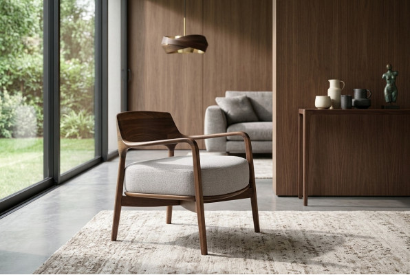 Silla de comedor Sillón de sala de estar Sillas de madera modernas Sillones tapizados