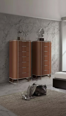 Cómoda Diseño Dormitorio Moderno 2x Cómodas Elegante Aparador