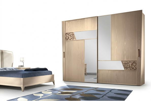 Dormitorio Armario de madera Armario de madera Muebles italianos Armarios
