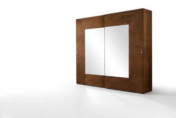 Dormitorio Armario de madera Armario Moderno marrón Armarios