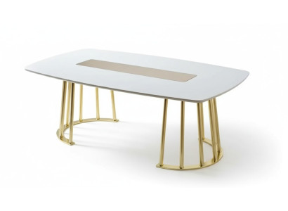Mesa de centro blanca Moderna Mueble de salón Mesa Diseño de lujo nuevo Lujo
