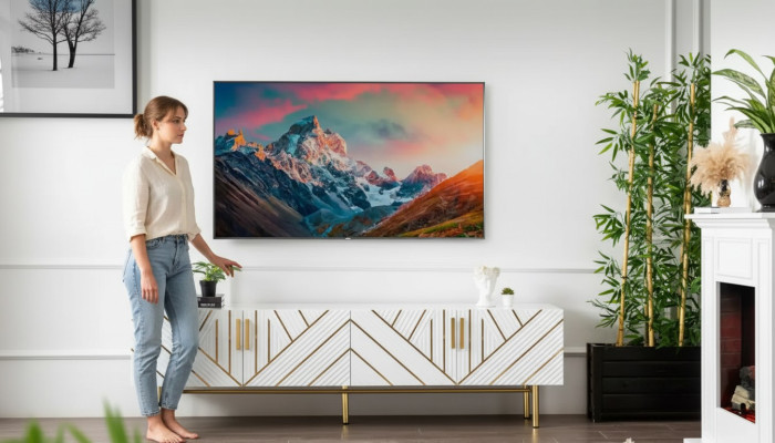 Soporte de TV para sala de estar, moderno, de madera, mueble para televisor, armario.