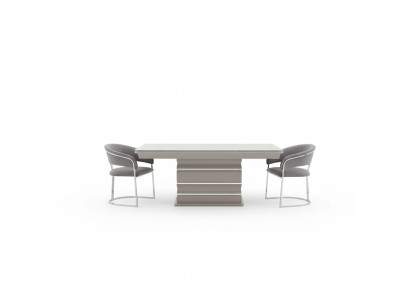 Grupo de mesa 6x sillas Comedor Mesa de comedor de madera Diseño nuevo.