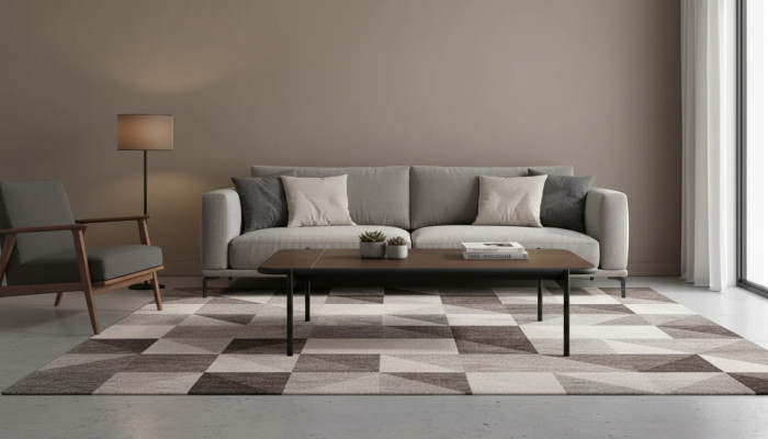 Mesa de centro Muebles Mesa Lujo nuevo Marrón Moderno Diseño de sala de estar