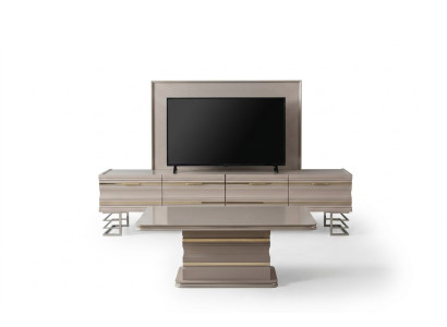Conjunto de muebles de salón: mueble de TV, soporte para TV y mesa de centro. ¡Práctico para la sala de estar!