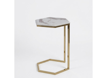 Mesa auxiliar muebles de sala de estar Material Acero inoxidable oro Acero inoxidable Diseño