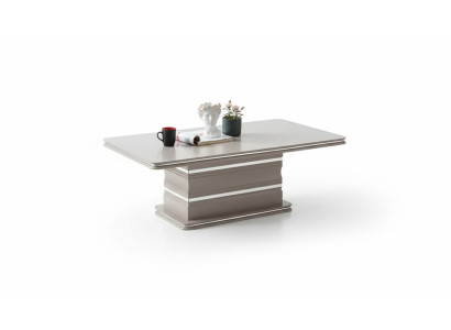 Mesa de centro nueva Mesa de estar Mesa auxiliar Mesa de café beige de madera.