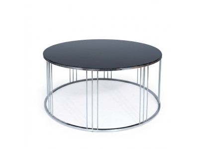 Mesa de centro de lujo, negro nuevo, diseño moderno para sala de estar, acero inoxidable.