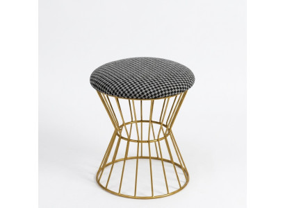 Taburete Reposapiés Cubo Muebles de lujo Diseño Estilo Salón Club Tela