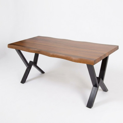 Comedor Mesa de comedor Muebles de lujo Madera Mesa de cocina nueva Marrón Mesa moderna