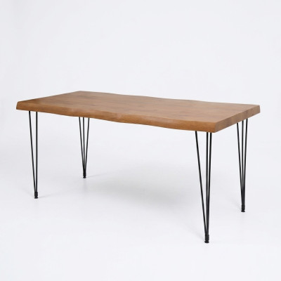 Comedor Mesa de comedor Muebles de lujo Madera Mesa de cocina nueva Marrón Mesa moderna