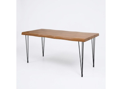 Comedor Mesa de comedor Muebles de lujo Madera Mesa de cocina nueva Marrón Mesa moderna