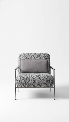 Sillón de sala de estar, mueble individual, sillón giratorio, sofá individual, moderno.