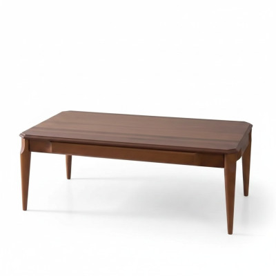 Mesa de centro de madera de lujo diseño de mobiliario moderno marrón.
