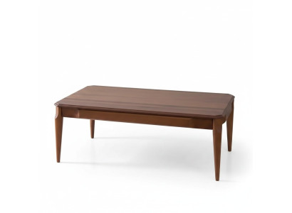 Mesa de centro de madera de lujo diseño de mobiliario moderno marrón.