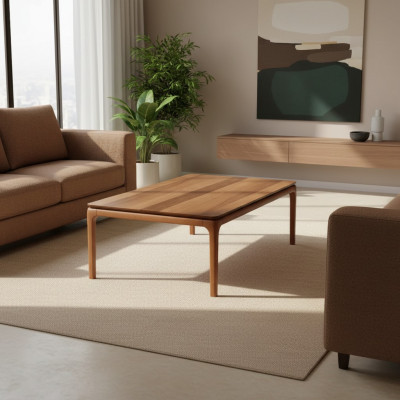 Mesa de centro Estilo de muebles de salón moderno y elegante Mesa de lujo de madera diseño