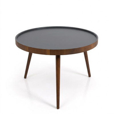Alrededor de la mesa de la cocina, mesa de centro, color marrón, nuevo estilo moderno de madera.