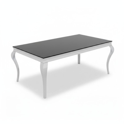 Mesa de comedor gris Mesa de comedor rectangular Mesas de madera de lujo Mesas