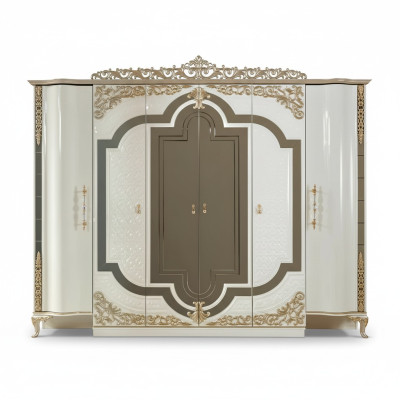 Diseño de armario de lujo, armario moderno, muebles de dormitorio.