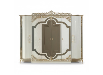 Diseño de armario de lujo, armario moderno, muebles de dormitorio.