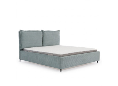 Gran dormitorio Cama Cama textil de lujo Elegantes camas tapizadas