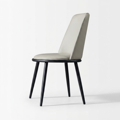 Muebles de comedor Elegante silla de lujo de diseñador de madera de una plaza
