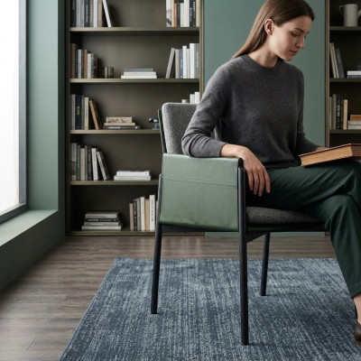 Silla de brazo gris Elegante asiento individual Sillón de lujo tapizado moderno