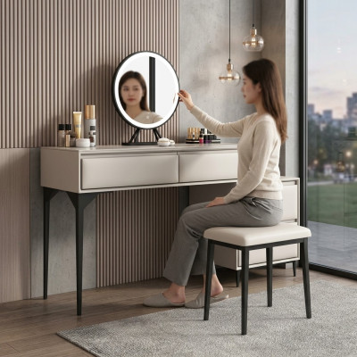Dormitorio Muebles de madera Lujoso tocador Diseñador tocador